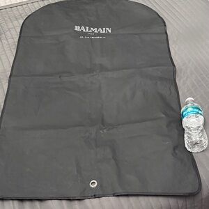 Balmain Black Travel Garment Cover